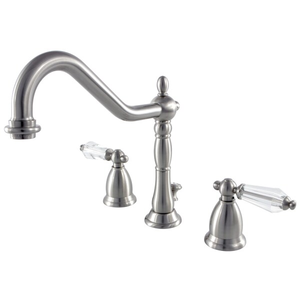 8" Widespread Bathroom Faucet, Brushed Nickel